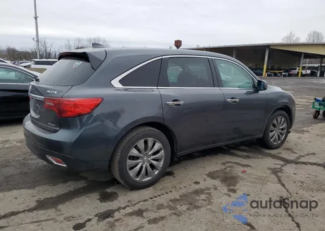 2014 Acura Mdx Technology z USA, uszkodzony, nr VIN 5FRYD4H42EB014852